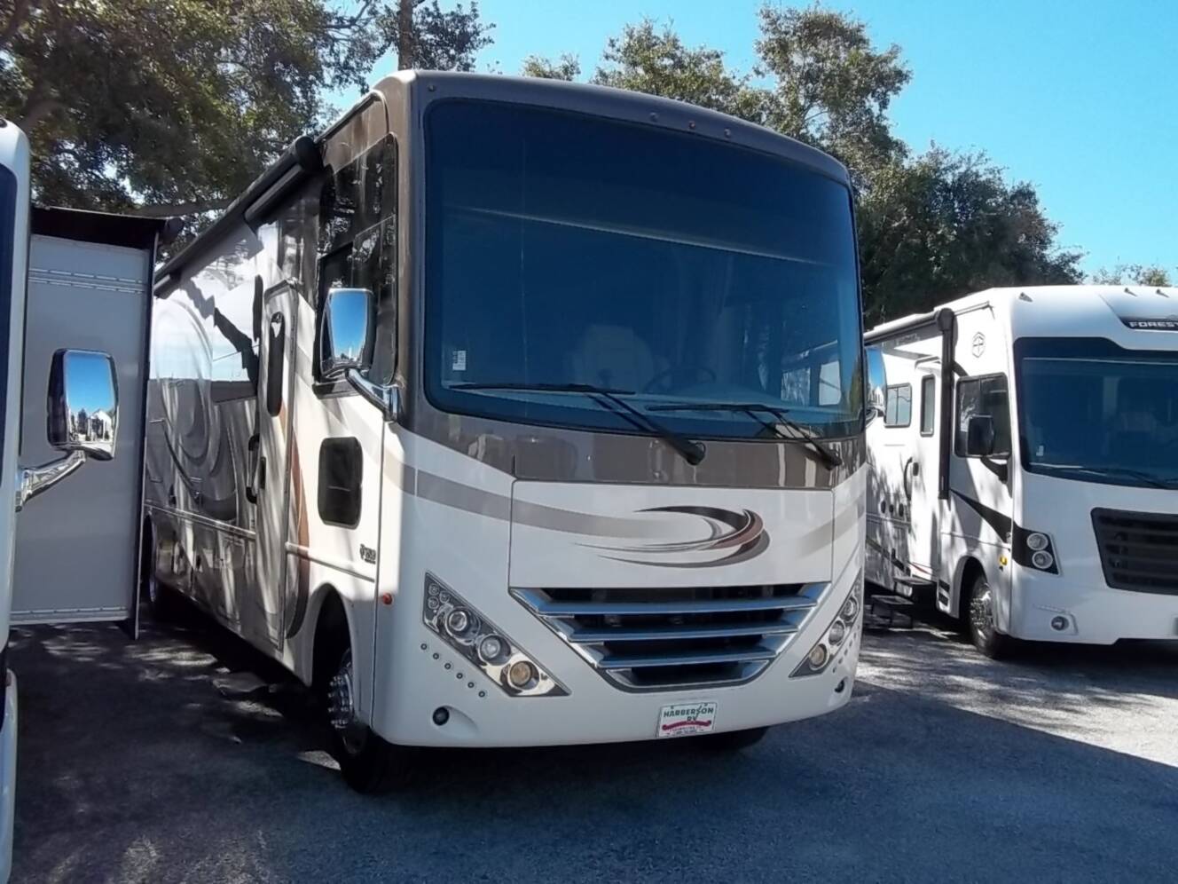 A photo of this 2018 Thor Motor Coach Hurricane 34P