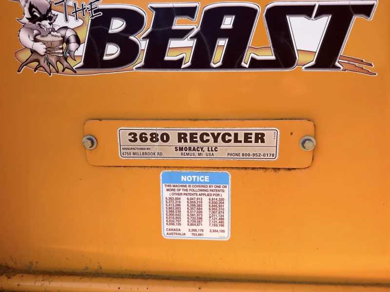 2022 BRUSH BANDIT BEAST 3680