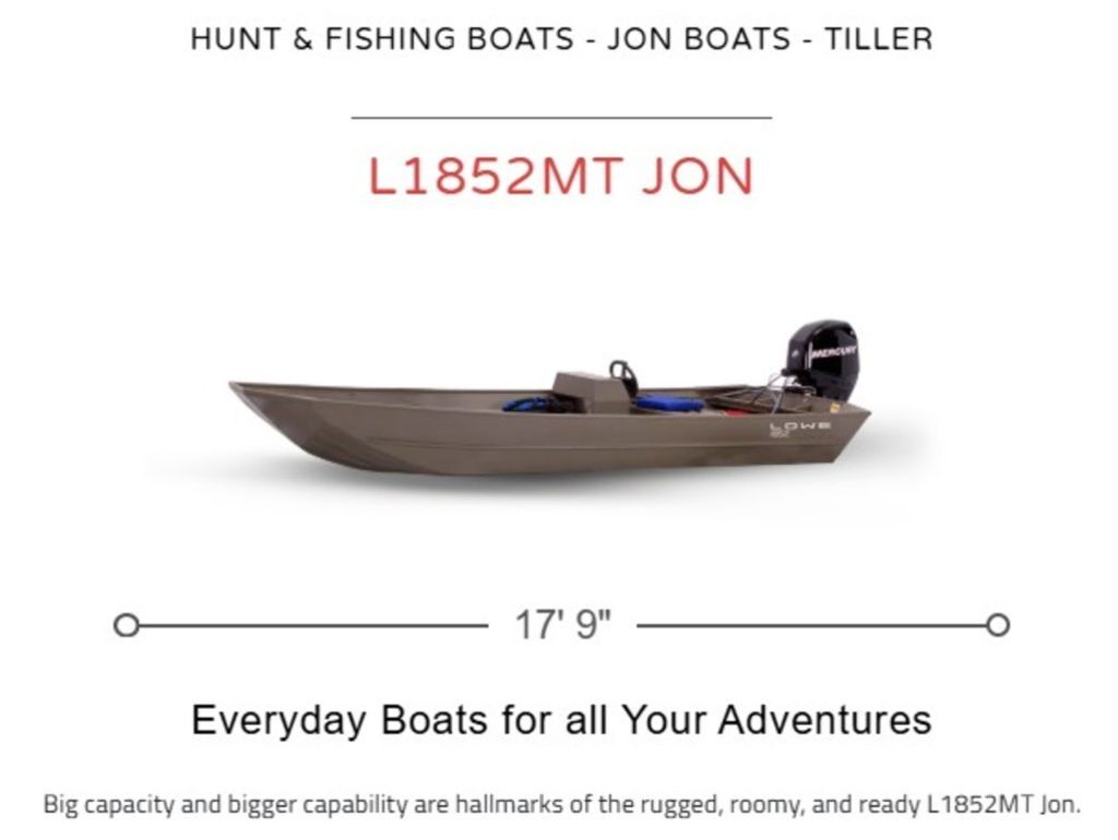 2026 Lowe Boats L1852MT Jon Tiller in spring TX