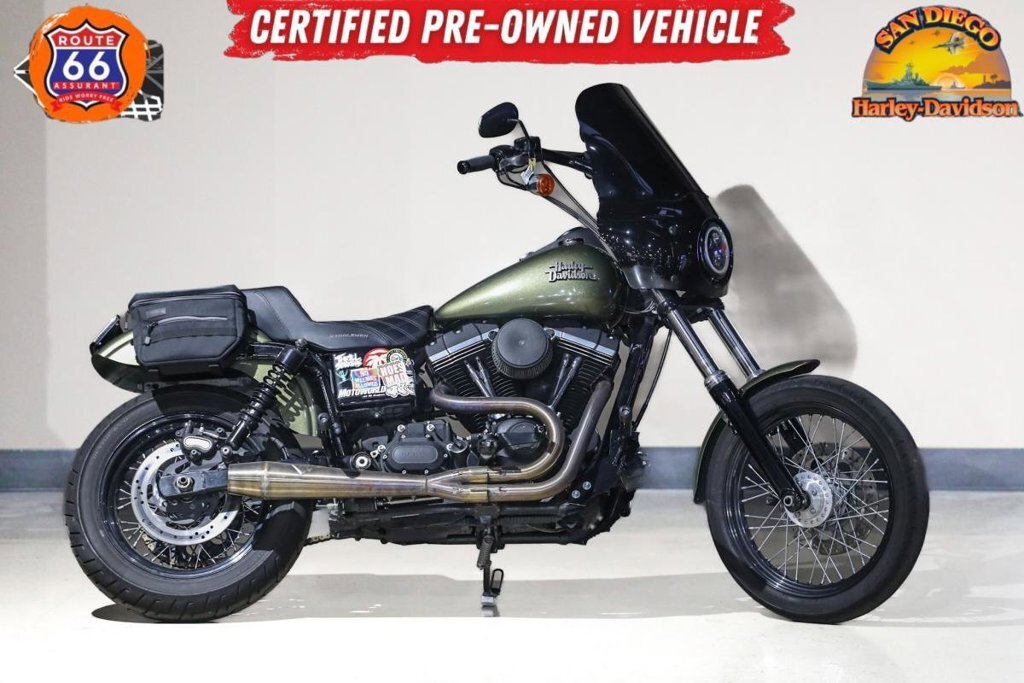 Green 2014-2016 Harley-Davidson Street Bob Motorcycles For Sale