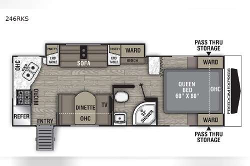 2020 Coachmen Rv Freedom Express 246RKS in ocala FL