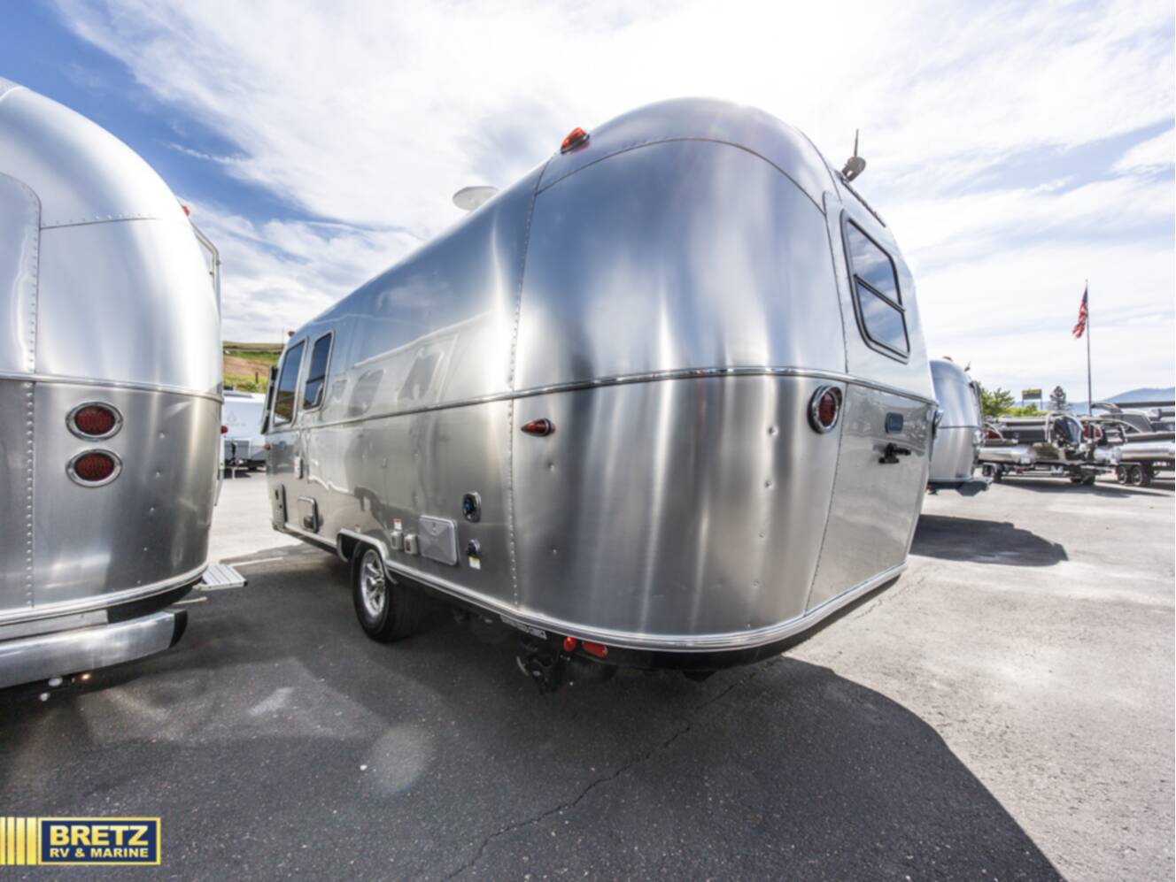 A photo of this 2021 Airstream Bambi 22FB