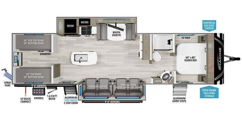 A photo of this 2025 Grand Design IMAGINE 3210BH