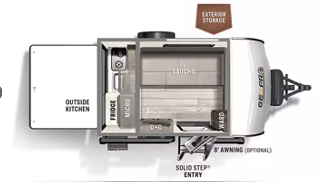 2022 Forest River ROCKWOOD GEO PRO -12SRK RV
