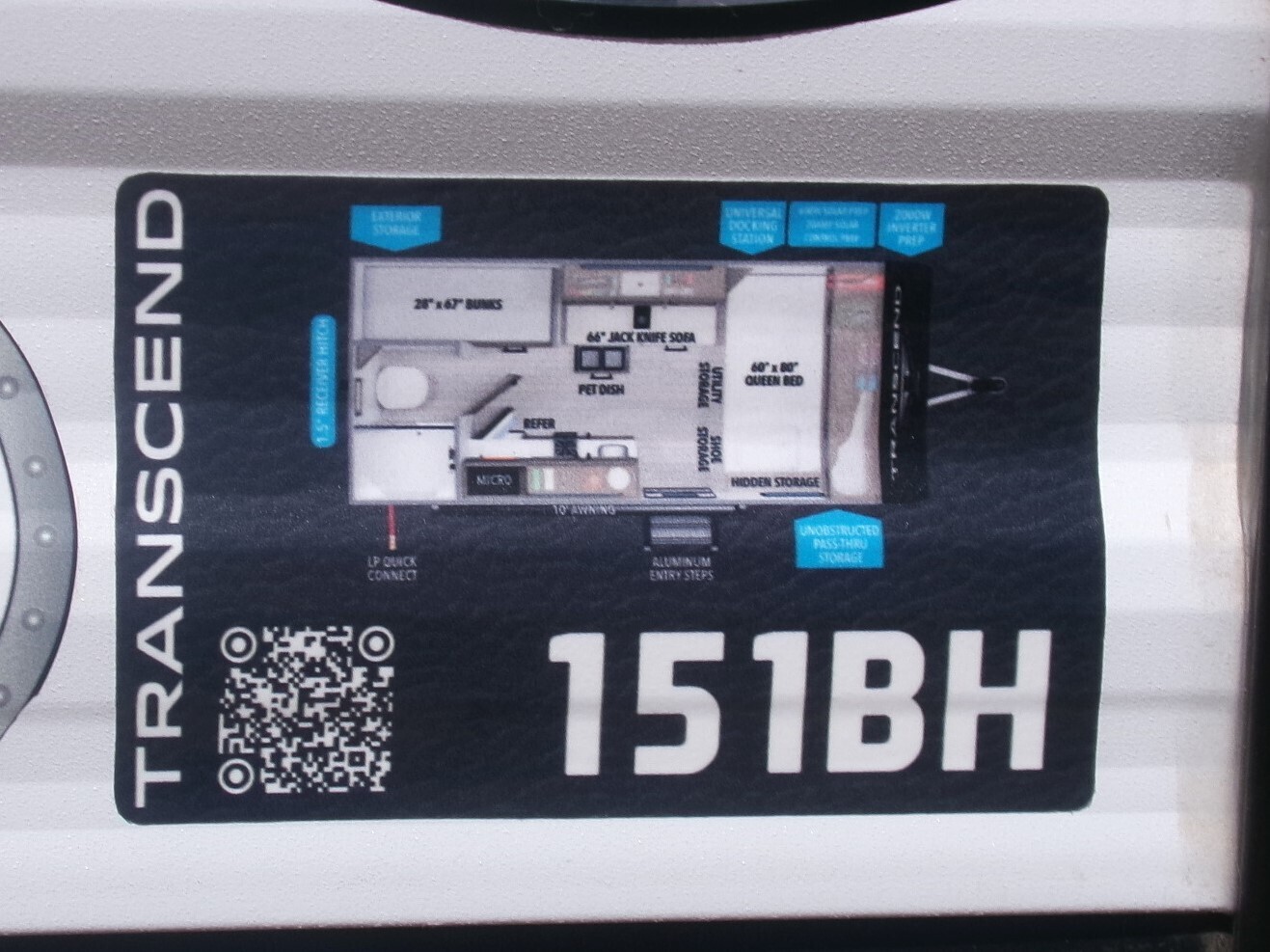 A photo of this 2026 Grand Design TRANSCEND XPLOR 151BH