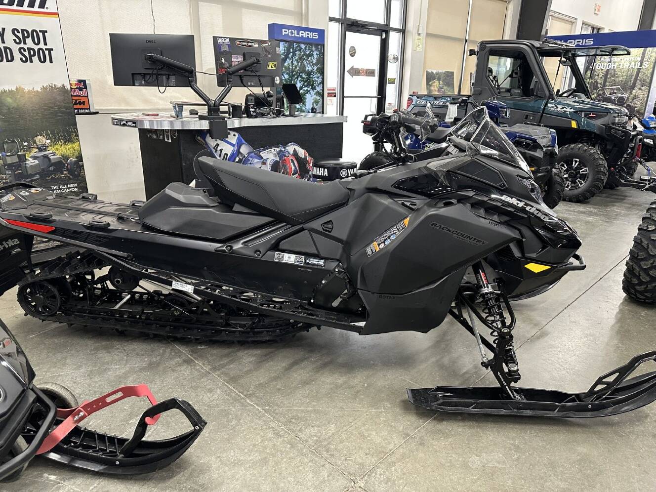 A photo of this 2026 Ski-Doo Backcountry Adrenaline 850 E-TEC ES Storm 1.5
