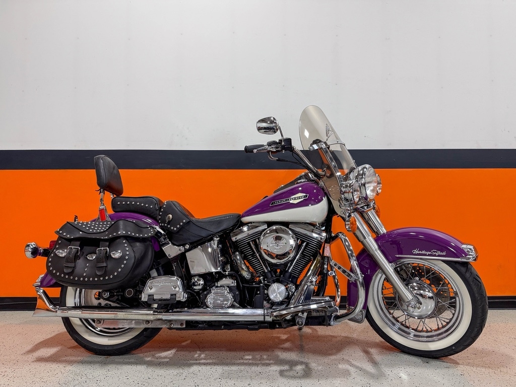 Red 1997 Harley-Davidson Heritage Softail Motorcycles For Sale