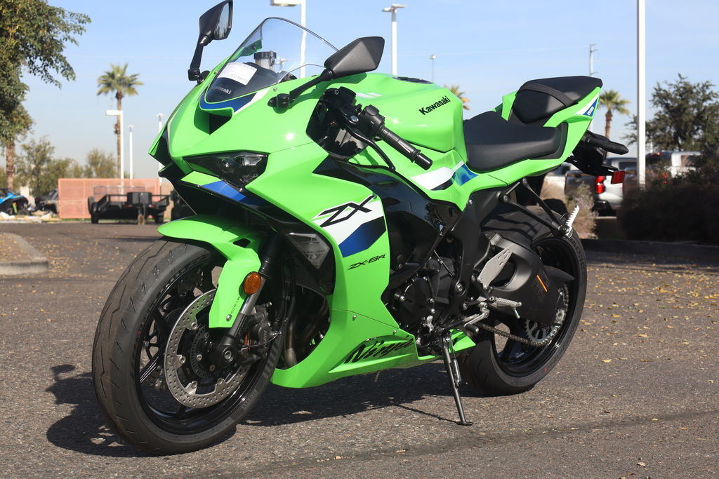 Lime Green Kawasaki Ninja Competition Motorcycles For Sale in