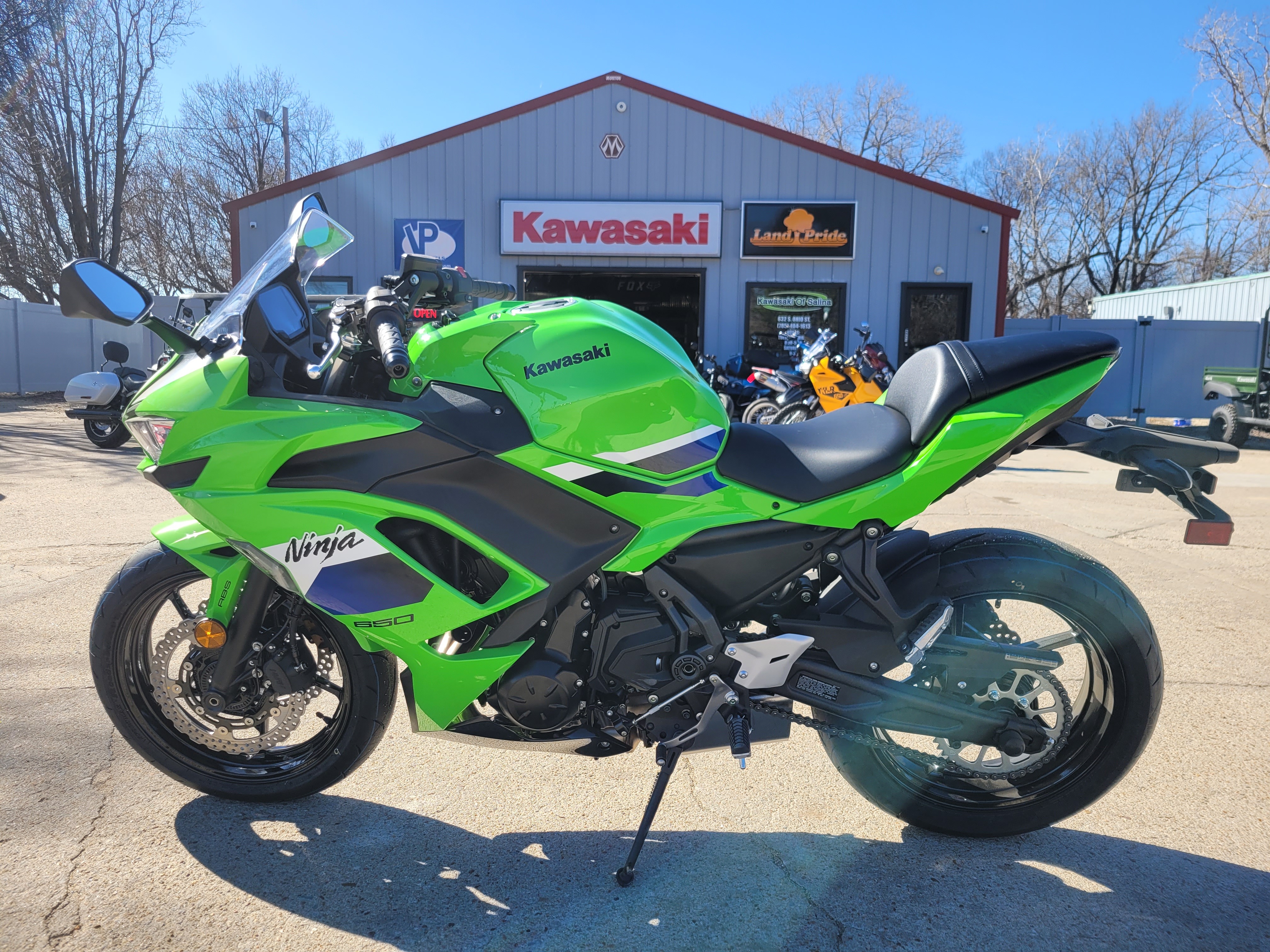 Lime Green Kawasaki Ninja Mx Motorcycles For Sale in Kansas