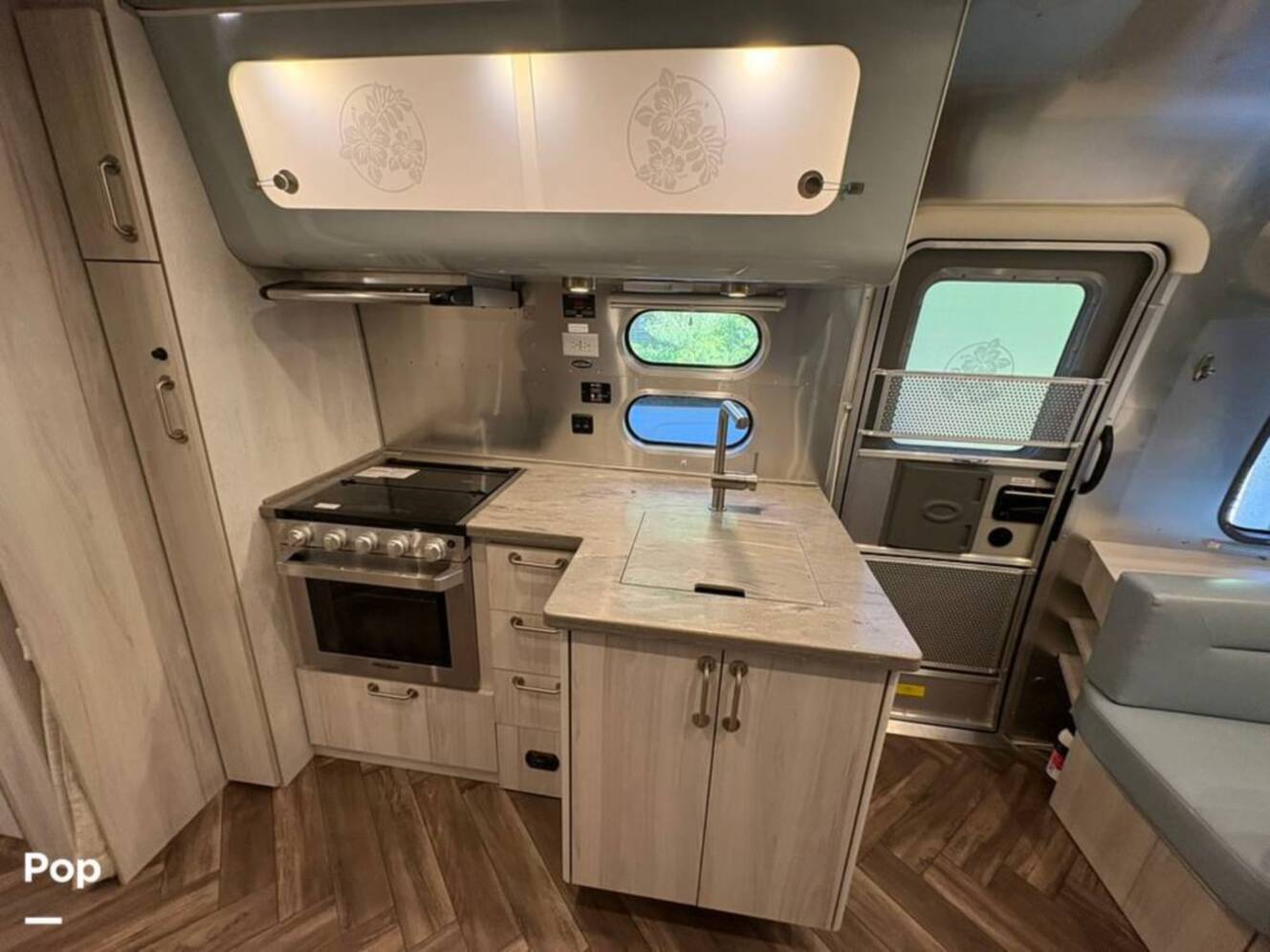 A photo of this 2021 Airstream International 25FB Twin Rear Hatch