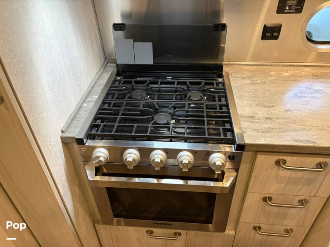 A photo of this 2021 Airstream International 25FB Twin Rear Hatch