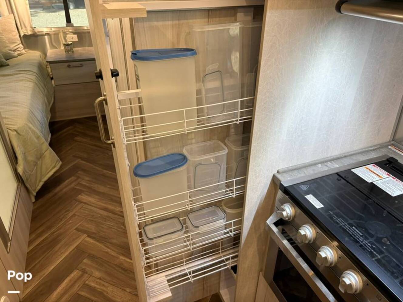 A photo of this 2021 Airstream International 25FB Twin Rear Hatch