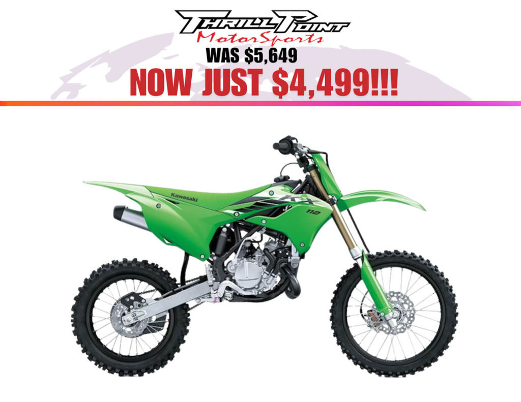 Buy Online - New 2025 Kawasaki Kx 112 For Sale in Medina, OH
