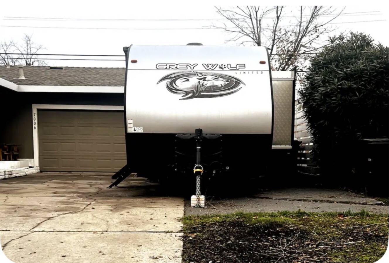 A photo of this 2021 Forest River CHEROKEE GREY WOLF 26DBH