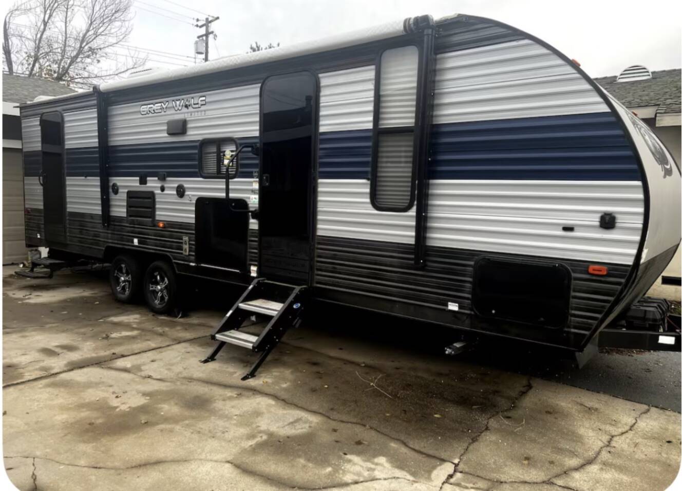 A photo of this 2021 Forest River CHEROKEE GREY WOLF 26DBH