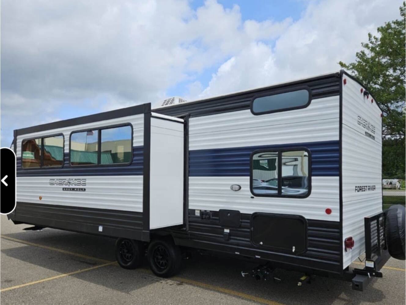 A photo of this 2021 Forest River CHEROKEE GREY WOLF 26DBH