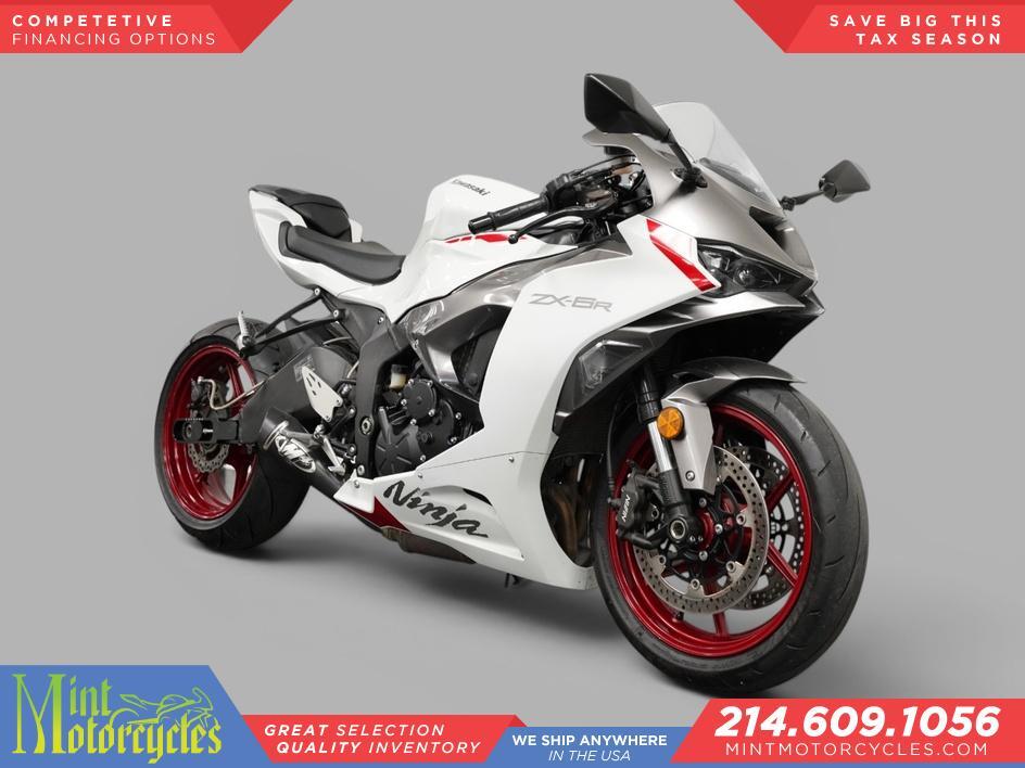 White 2024 Kawasaki Ninja ZX-6R Motorcycles For Sale - Cycle Trader