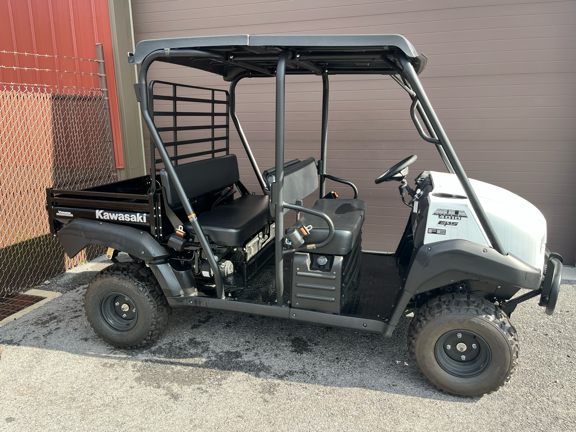 White Kawasaki Mule 4010 TRANS4X4 Four Wheelers For Sale - ATV Trader