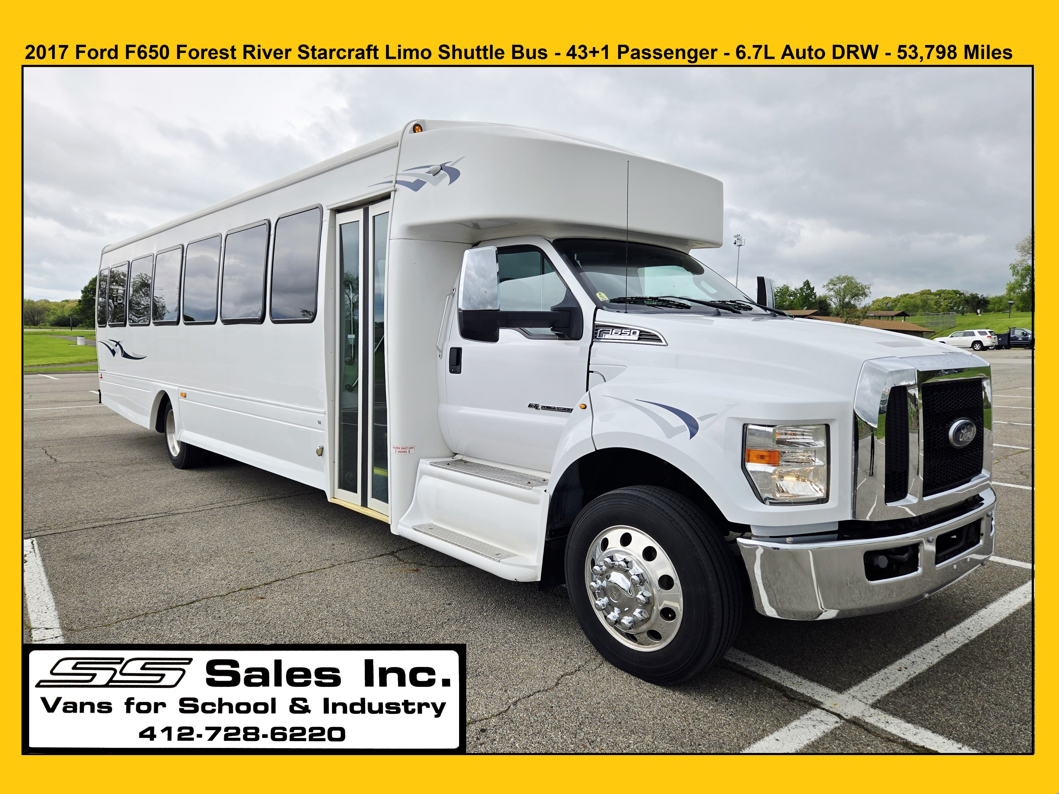 2017 FORD F650 SD DIESEL STRAIGHT FRAME in Allison Park, PA