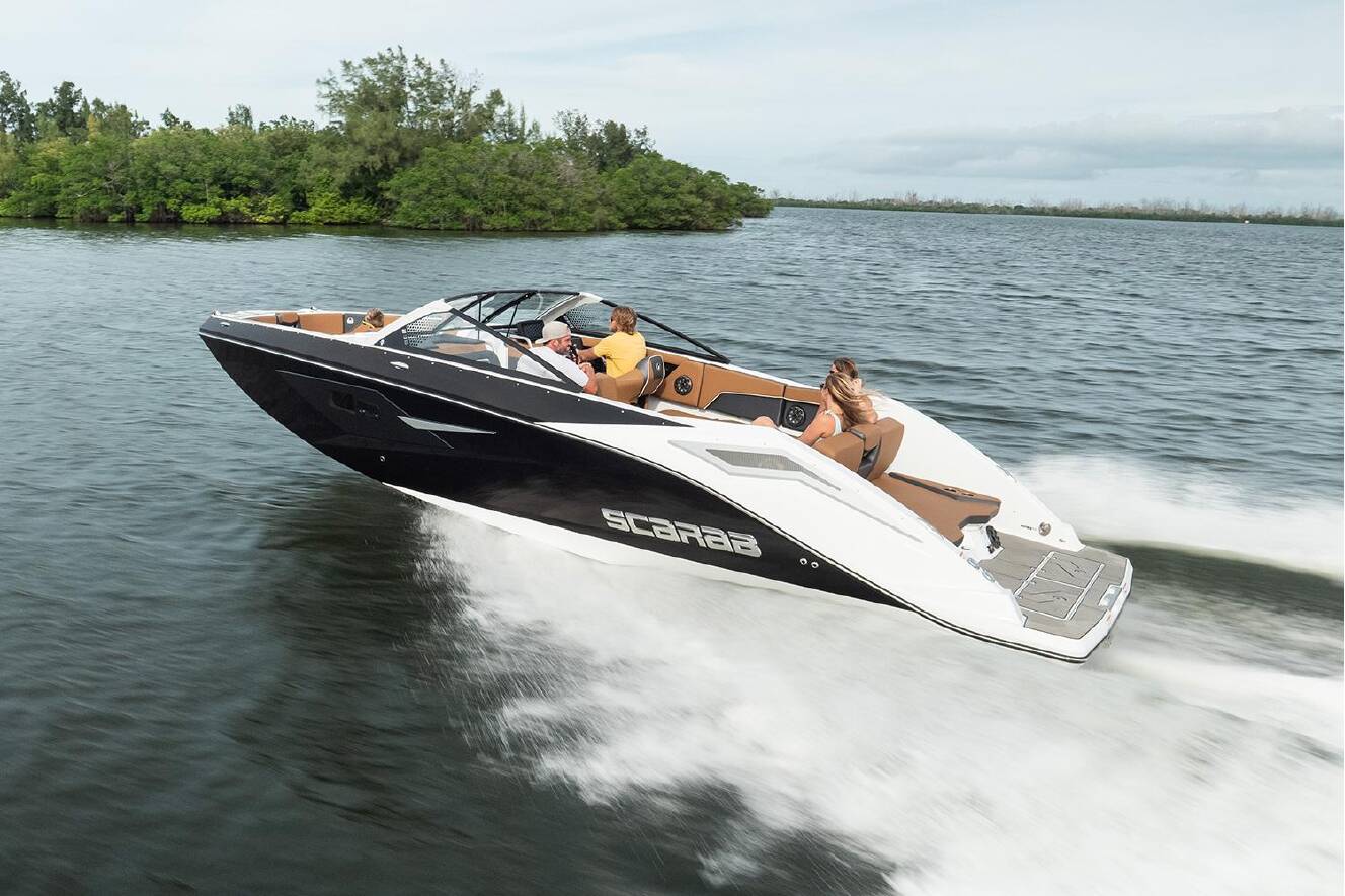 A photo of this 2021 Scarab 285 ID