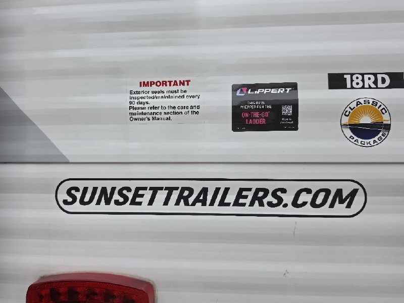 2023 SUNSET PARK RV SUN LITE 18RD