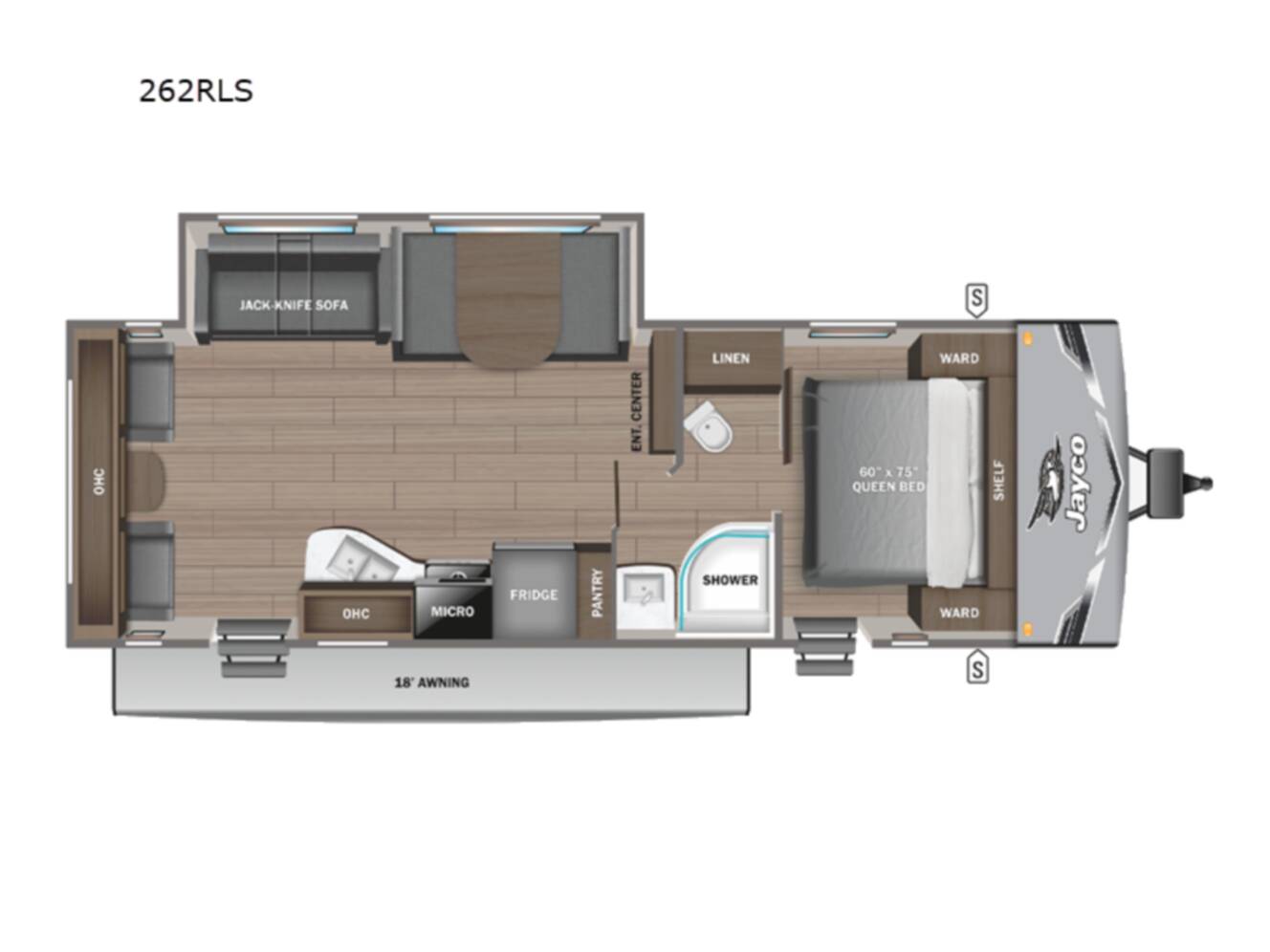 A photo of this 2027 Jayco Jay Flight SLX 262RLS