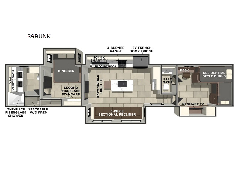 2026 Prime Time Rv Sanibel 39BUNK in bunker hill IN