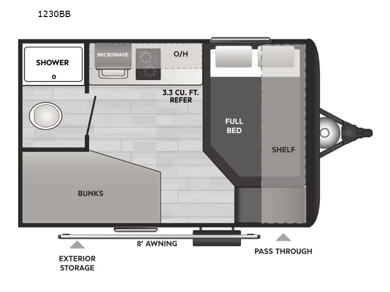 2026 Keystone Rv Springdale Mini 1230BB in adamsburg PA