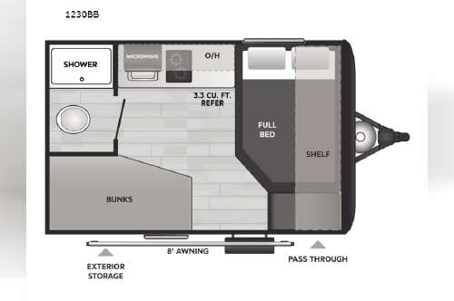 2026 Keystone Rv Springdale Mini 1230BB in adamsburg PA
