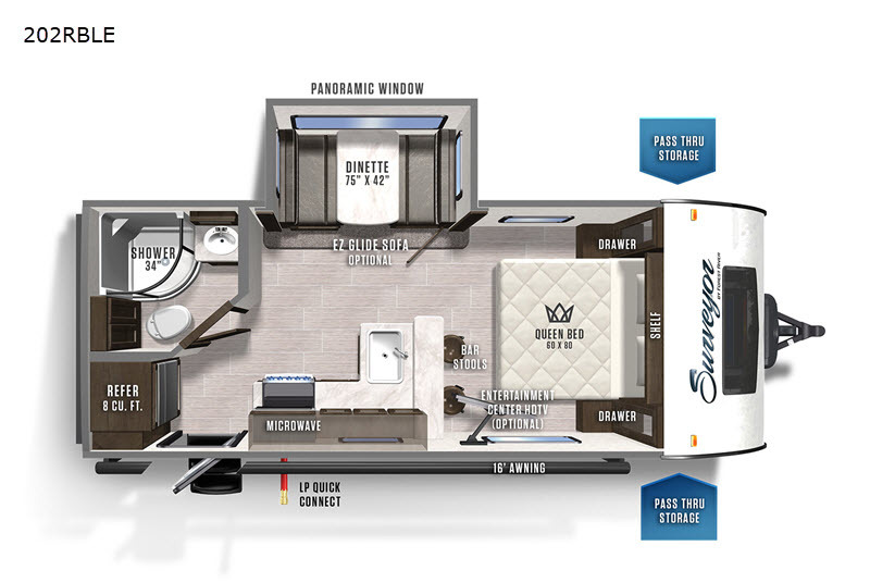 2020 Forest River Rv Surveyor Legend 202RBLE in conway SC