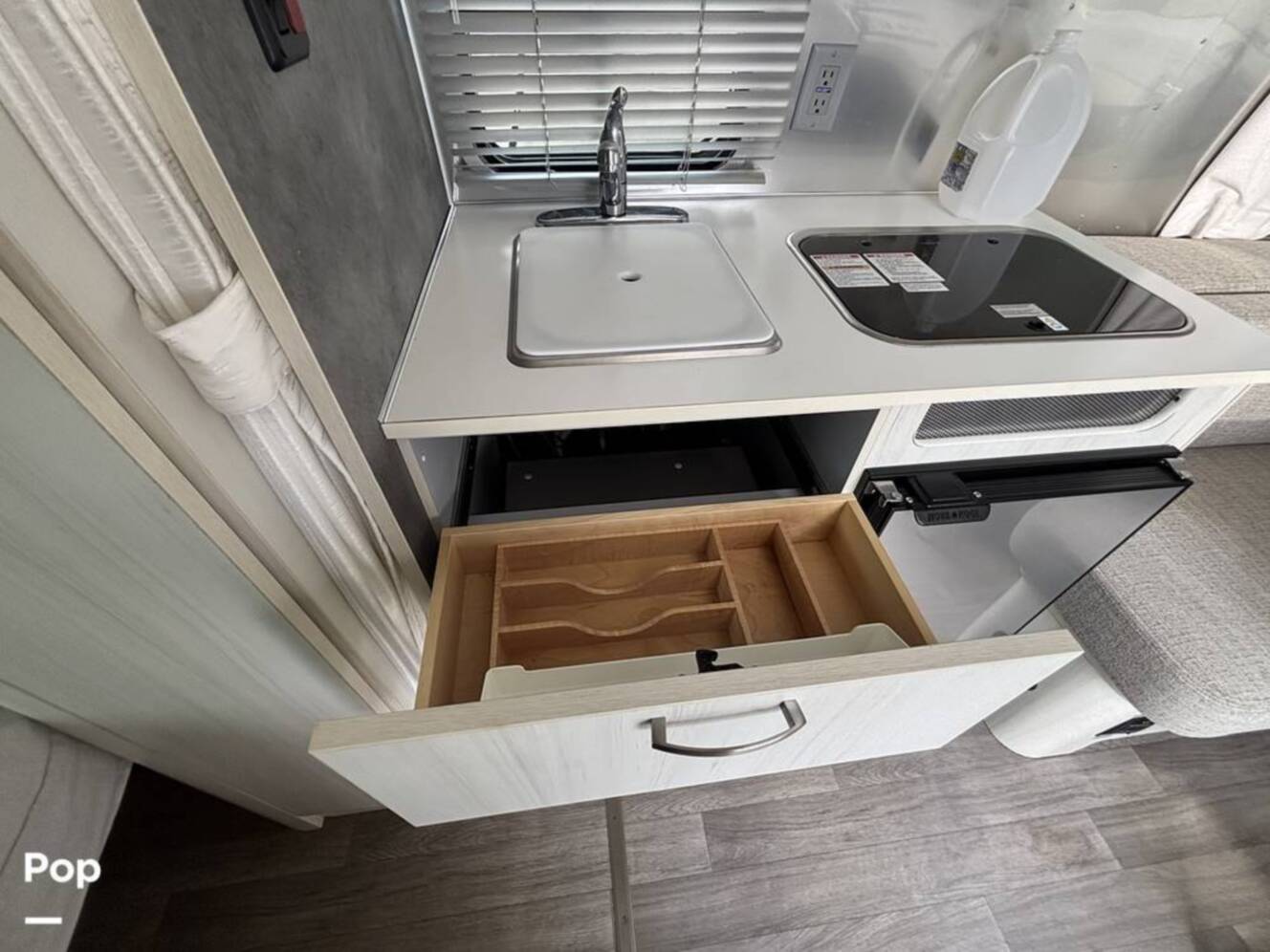 A photo of this 2020 Airstream Bambi 16RB