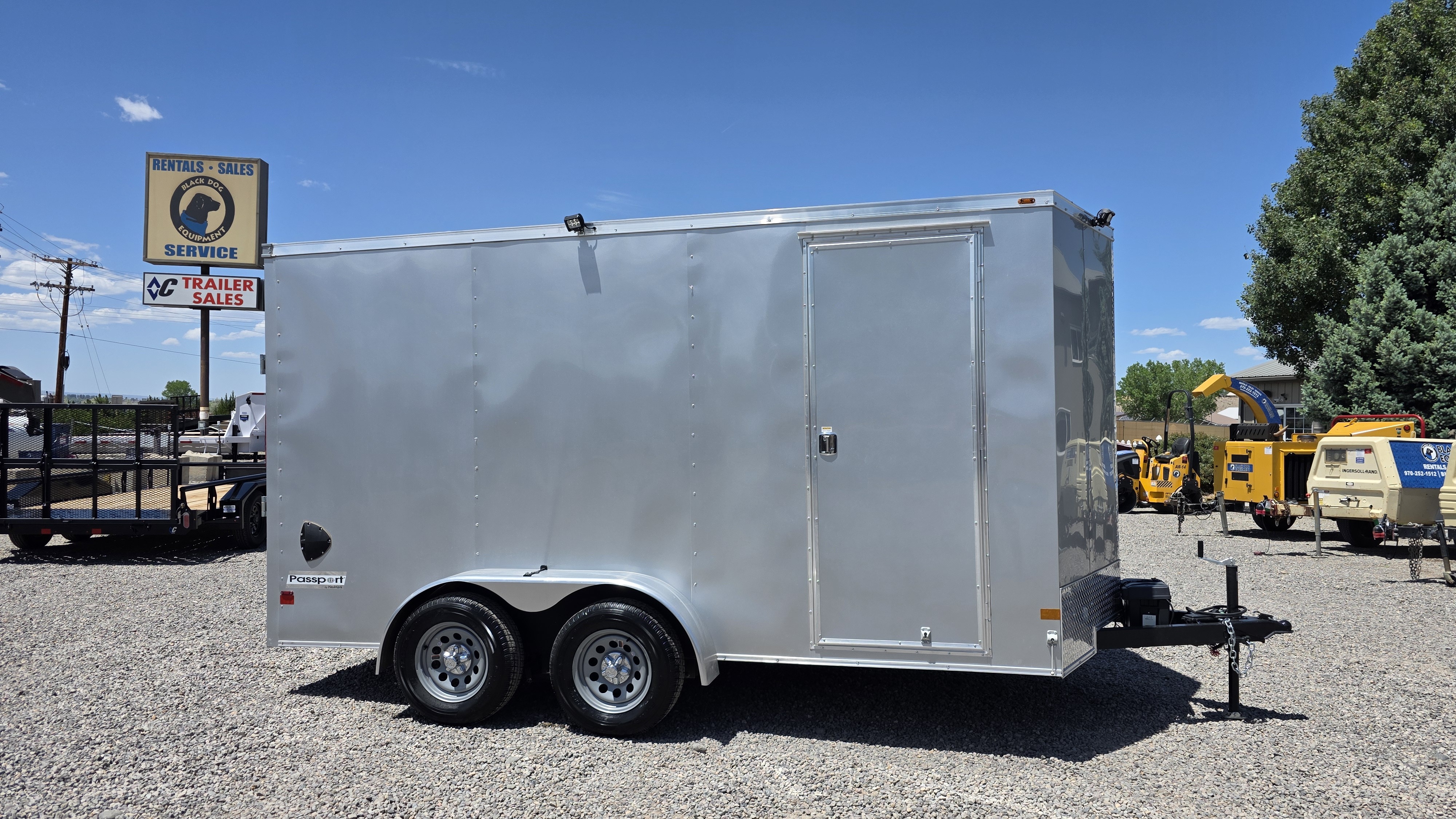 2025 HAULMARK 7X14 V-NOSE RAMP DOOR 7,000 GVWR in Montrose, CO