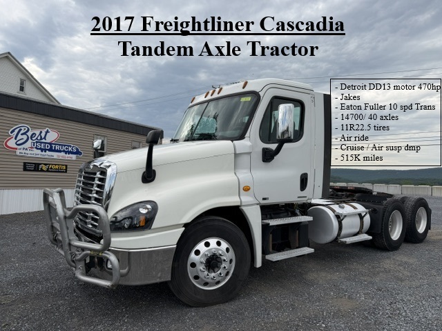 2017 FREIGHTLINER CASCADIA 125 in Myerstown, PA