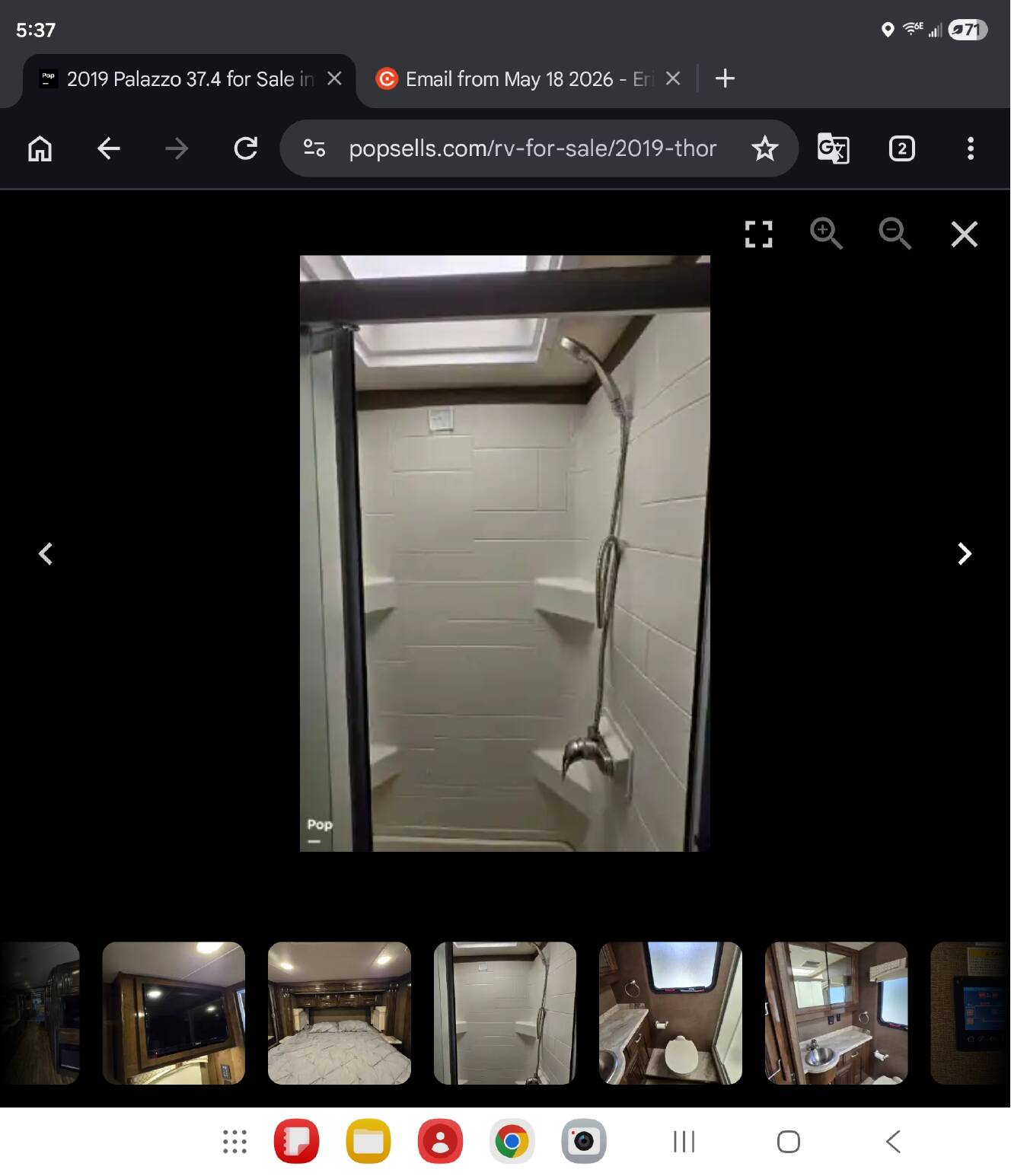 A photo of this 2019 Thor Motor Coach PALAZZO 37 4