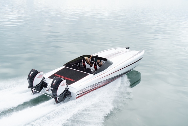 enclosed cigarette boat This 2,700hp Mercedes-AMG X Cigarette Racing 59' Tirranna Yacht Blew My Mind