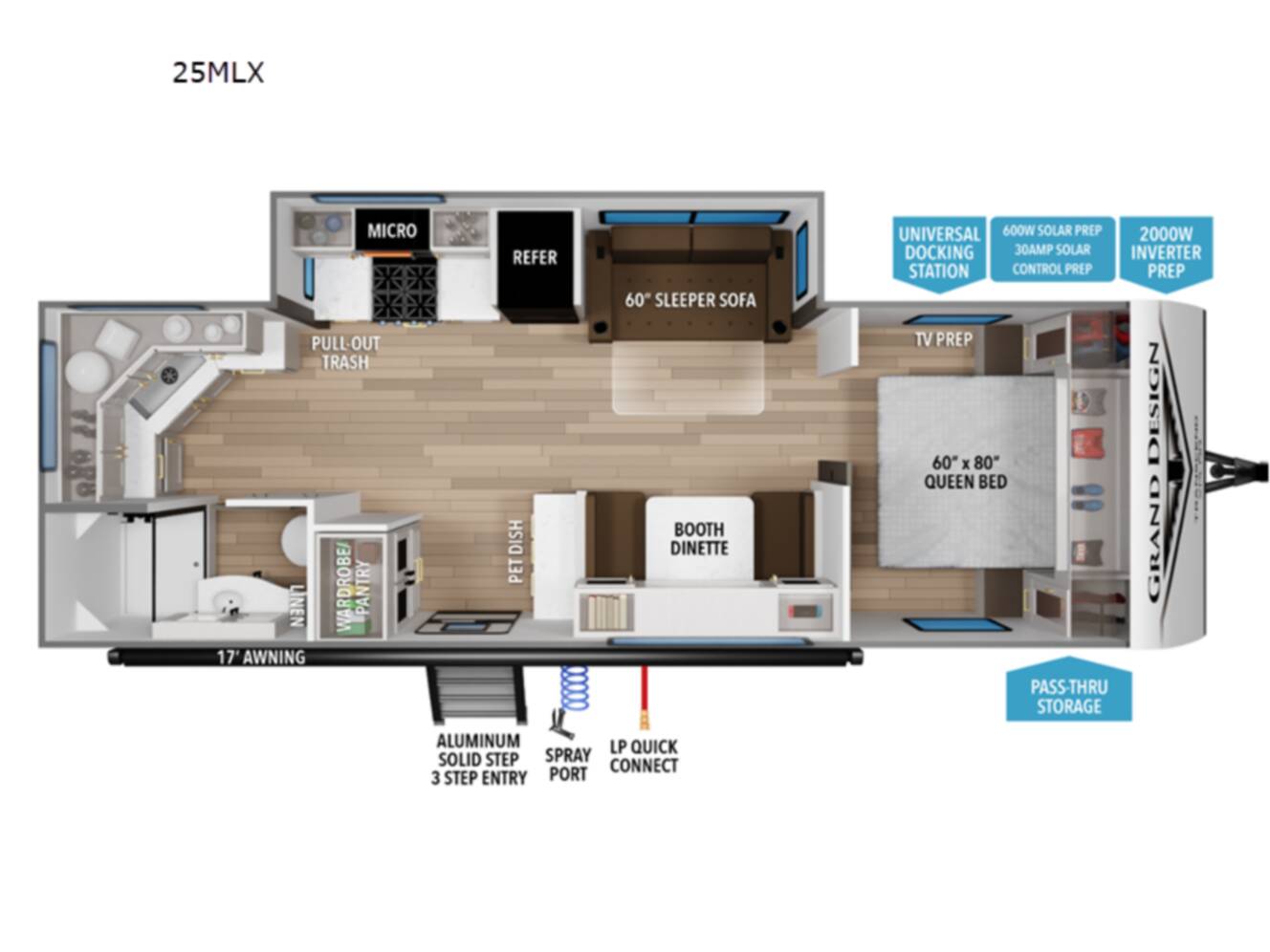 A photo of this 2026 Grand Design Transcend Xplor 25MLX