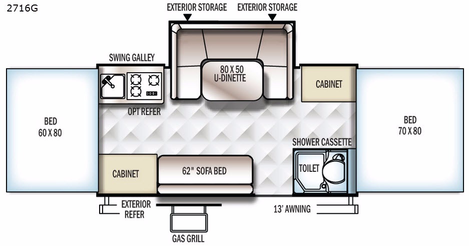 2017 Forest River Rv Rockwood Premier 2716G in middlebury IN
