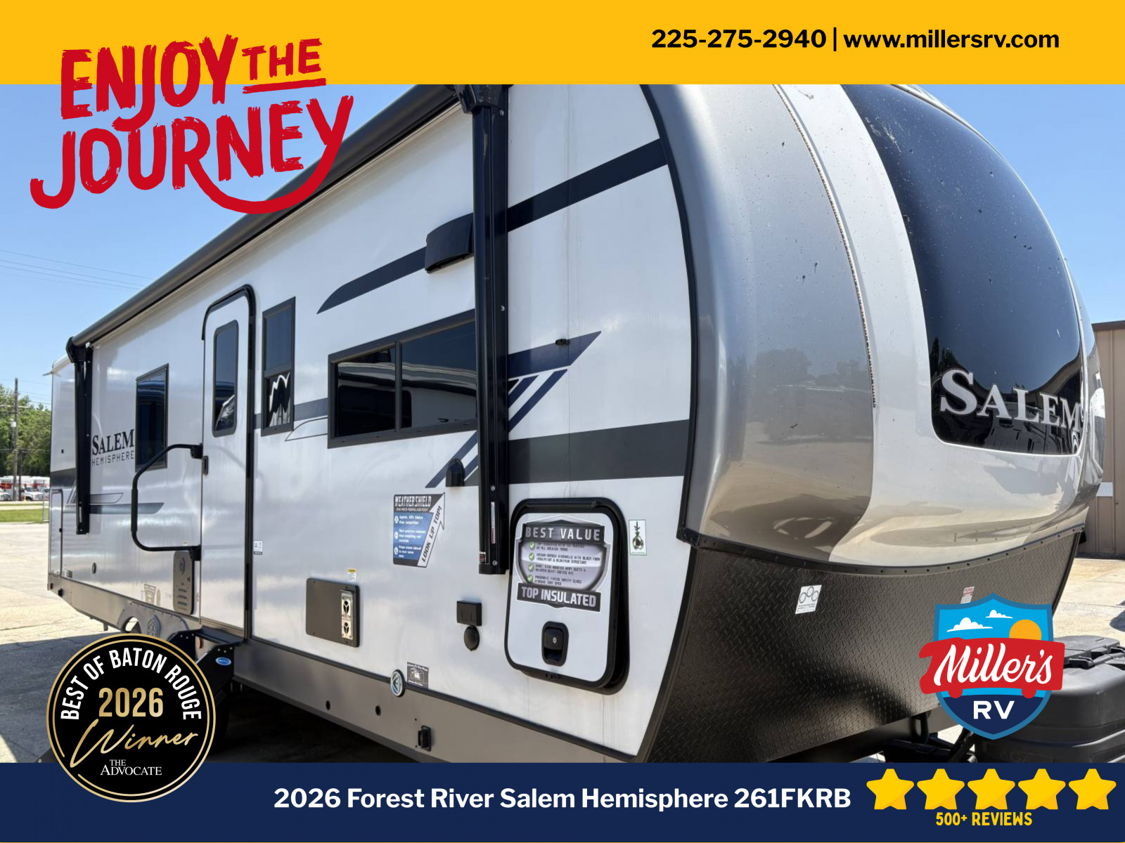 2026 Forest River SALEM HEMISPHERE 261FKRB RV