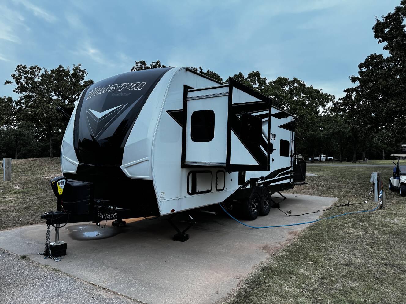 A photo of this 2023 Grand Design MOMENTUM G-CLASS 21G