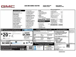2026 GMC SIERRA 1500 PRO REG CAB GAS SHORTBED