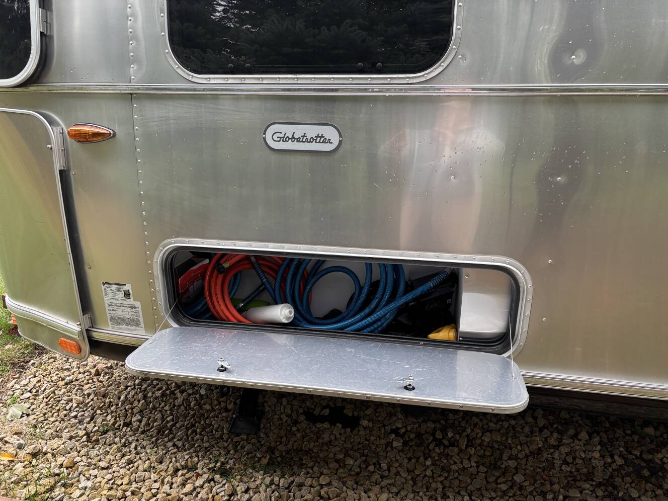 A photo of this 2021 Airstream GLOBETROTTER 27FB TWIN