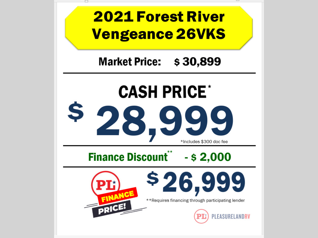 2021 Forest River Rv Vengeance Rogue 26VKS in brainerd MN