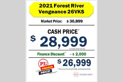 2021 Forest River Rv Vengeance Rogue 26VKS in brainerd MN