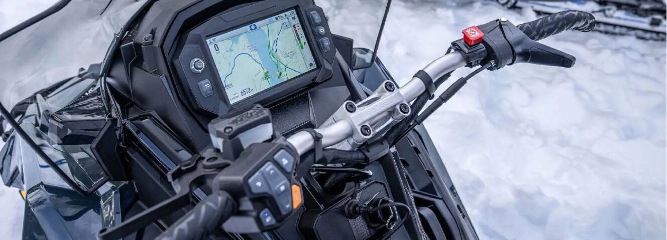 A photo of this 2027 Polaris 650 INDY Adventure 137 Indy Red 1.35 ES