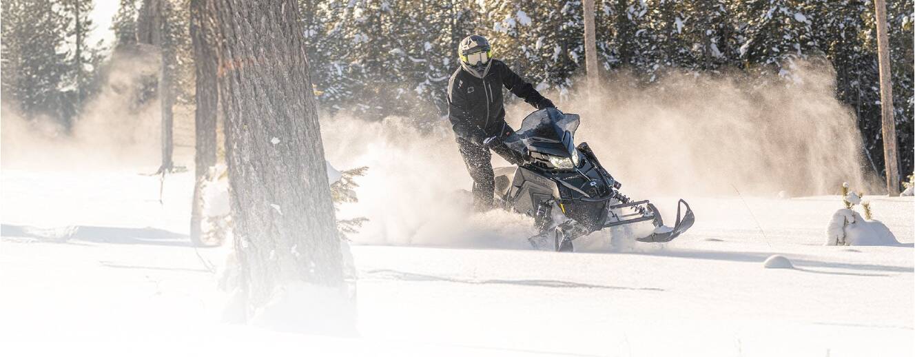A photo of this 2027 Polaris 850 Switchback XC 146 Gloss Black 1.35 7S ES