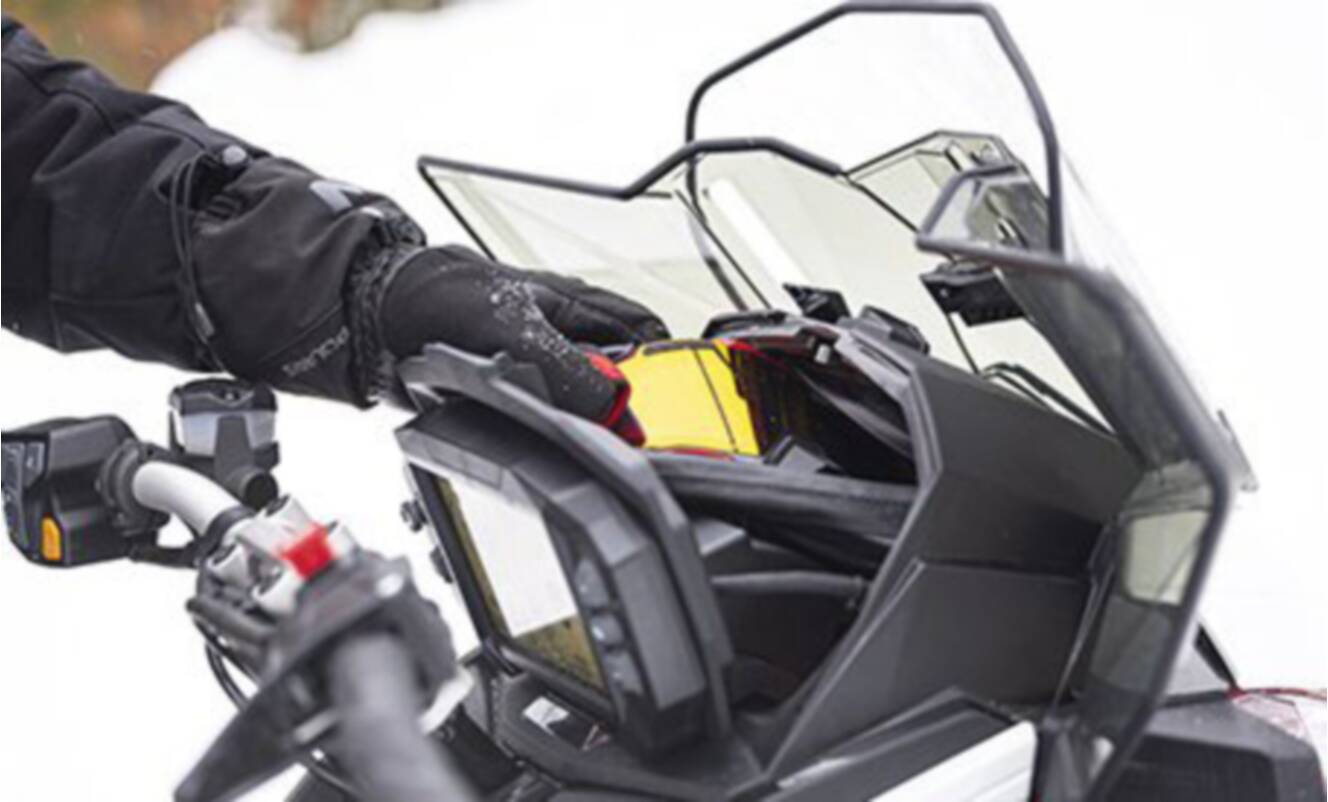 A photo of this 2027 Polaris 850 Switchback XC 146 Gloss Black 1.35 7S ES