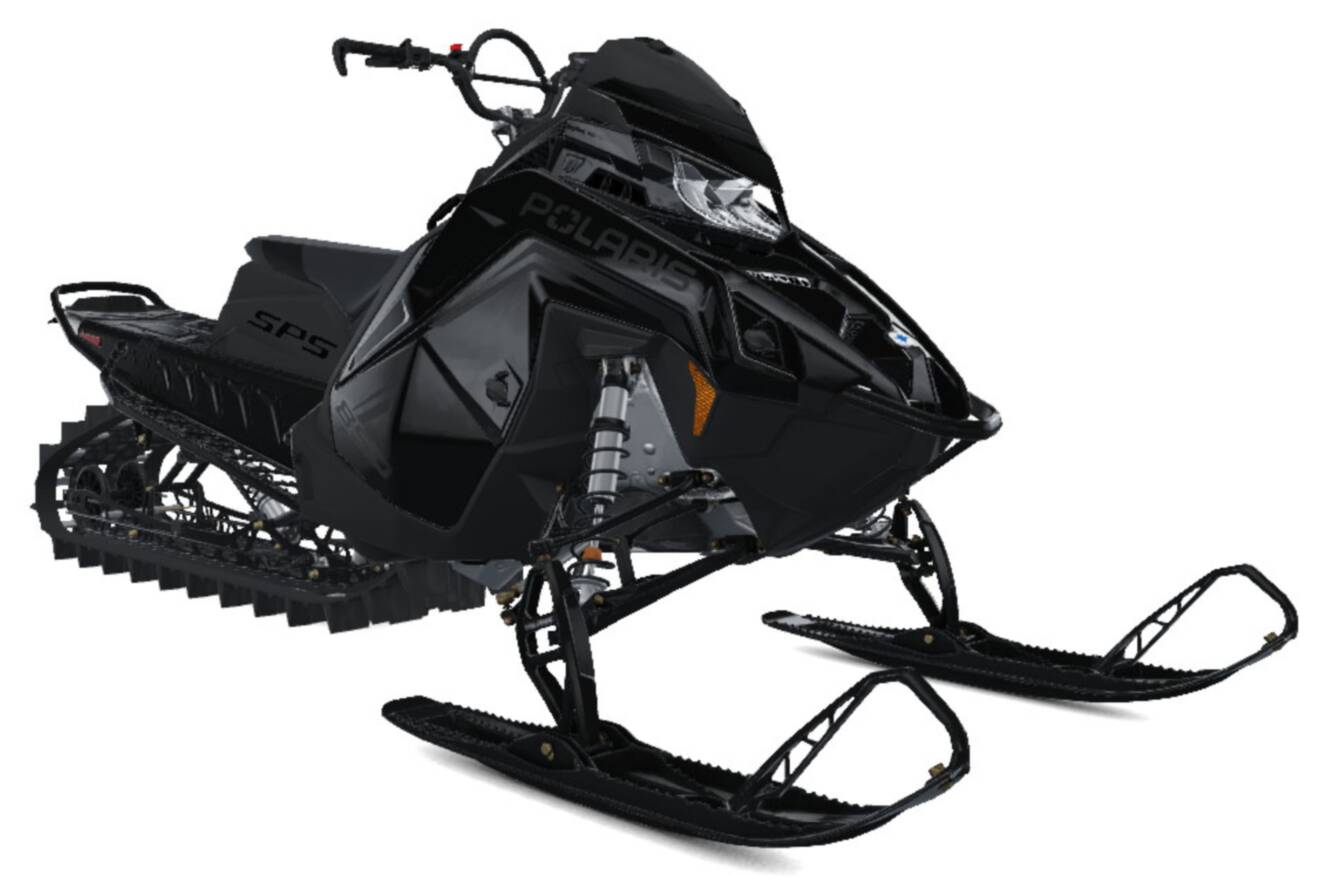 A photo of this 2027 Polaris 850 RMK SPS 146 Gloss Black ES