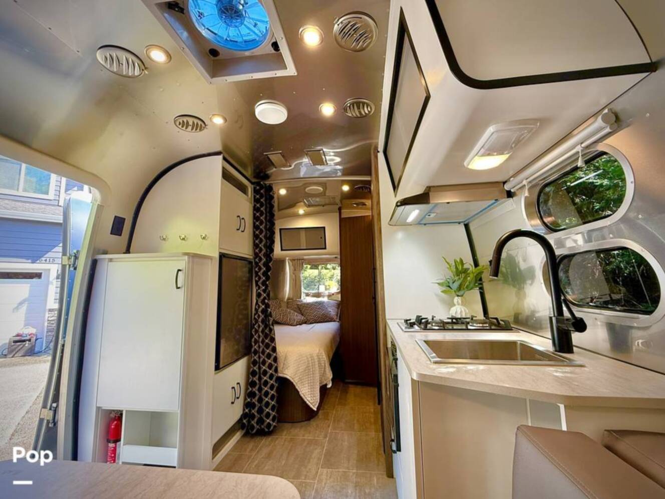 A photo of this 2021 Airstream Caravel 19CB
