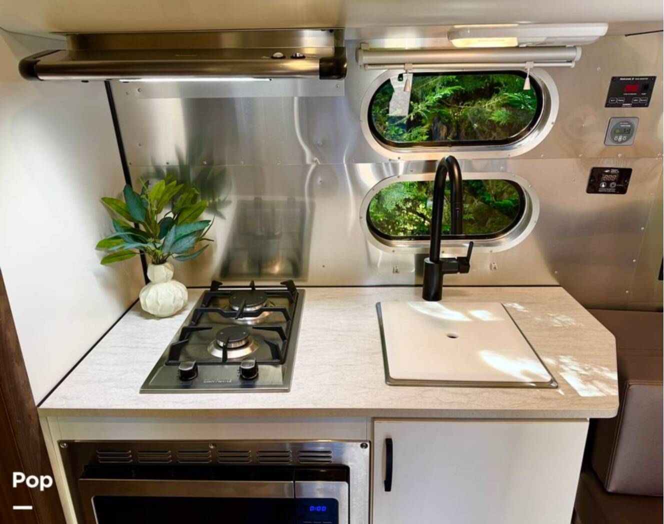 A photo of this 2021 Airstream Caravel 19CB