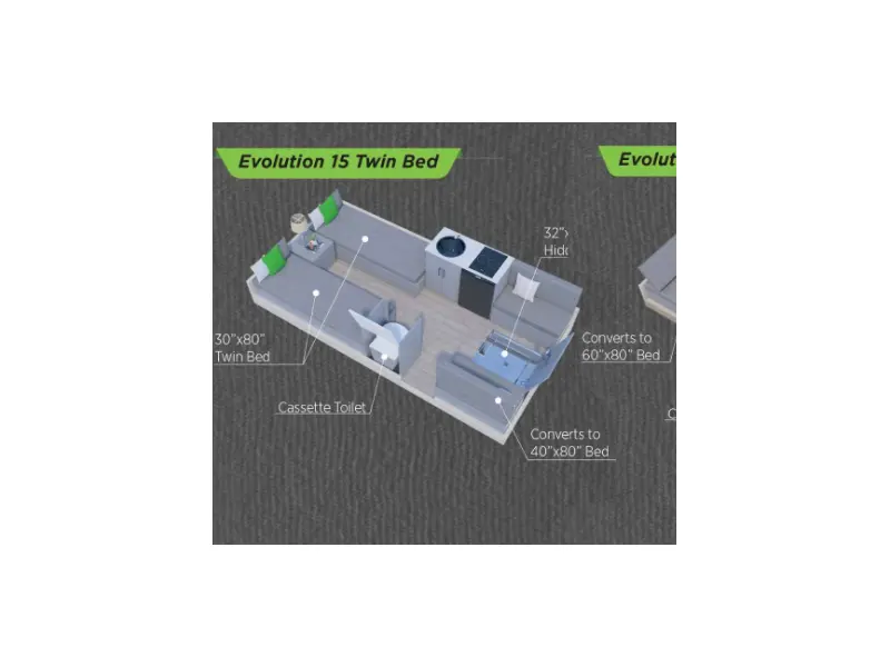 2026 Aliner Aliner EVOLUTION 15 - TWIN BED